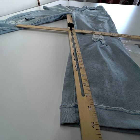 Denizen Levis Jeans Womens 8 Mid Rise Boyfriend Distressed Denim Pants - Picture 5 of 8